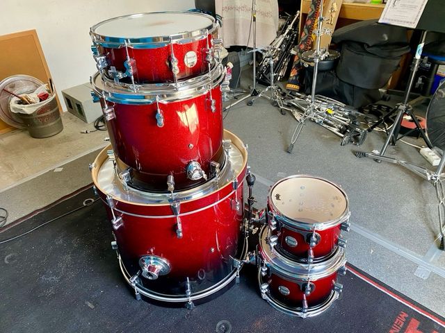 NUEVA Batería DW PDP CM5 Red Black