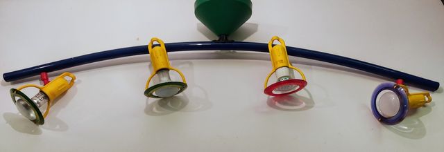 Lámpara techo infantil - Azul Amarillo