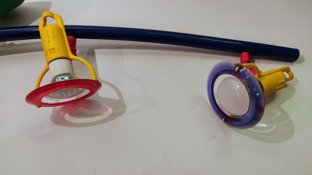 Lámpara techo infantil - Azul Amarillo