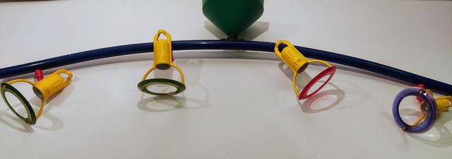 Lámpara techo infantil - Azul Amarillo