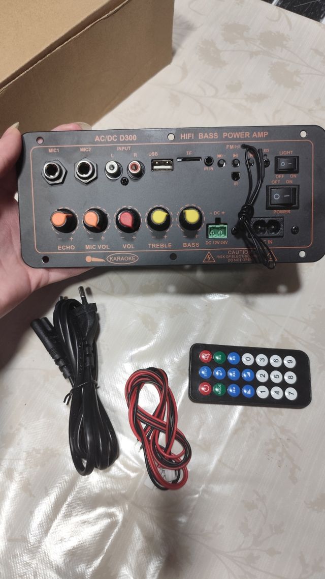 Amplificador MP3 HiFi con Bluetooth KARAOKE