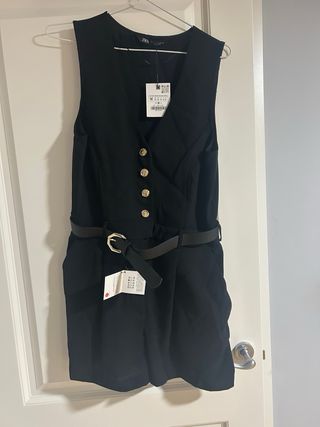 Mono Zara negro - talla M - NUEVO