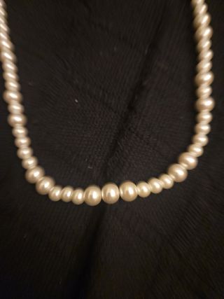 Collar perlas blanco - boda o fiesta.  madrina 