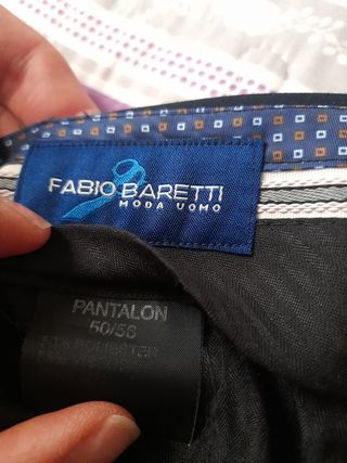 Traje caballero azul marino