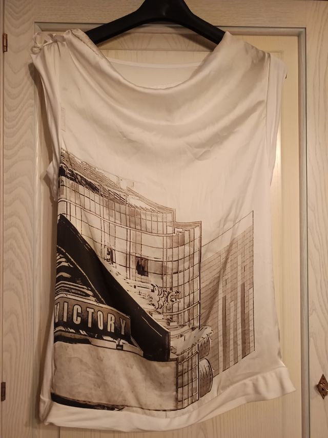 Maglia estiva bianca stampa