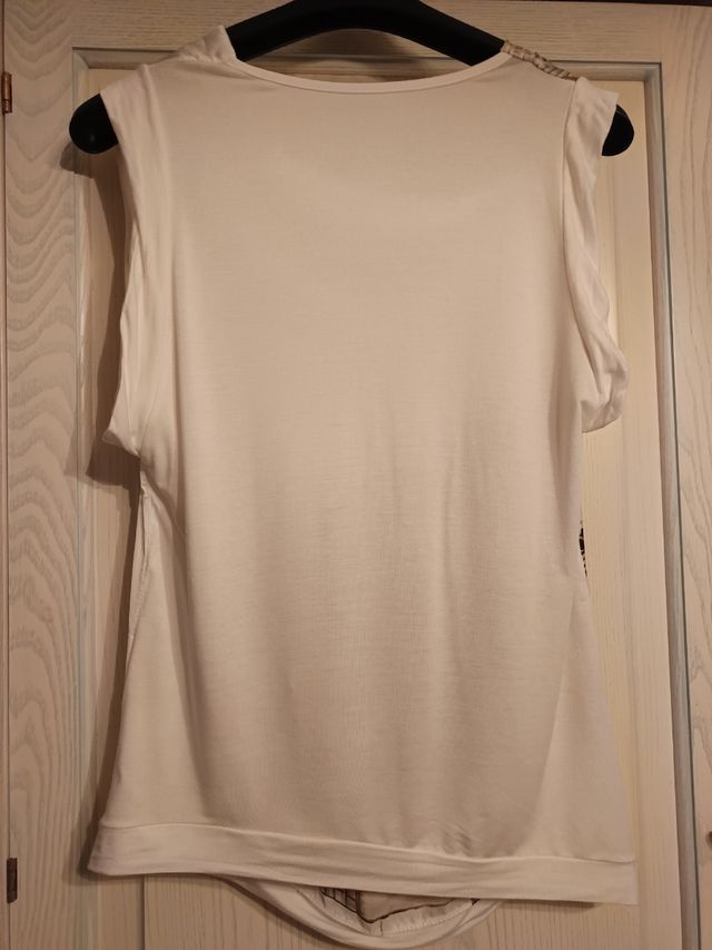 Maglia estiva bianca stampa