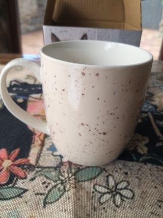 Taza Gato y monederos. Lote