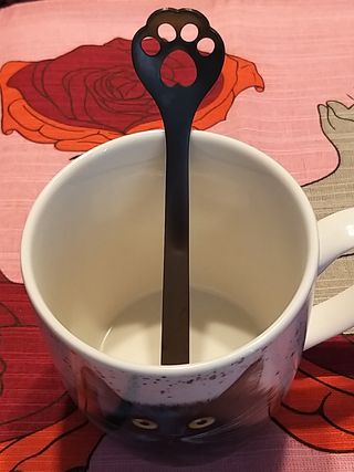 Taza Gato y monederos. Lote