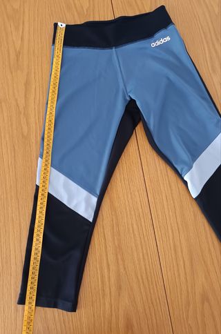 Leggins Adidas pirata - Azul/Negro