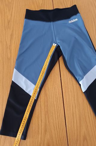 Leggins Adidas pirata - Azul/Negro