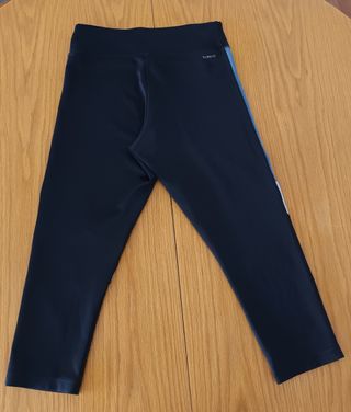 Leggins Adidas pirata - Azul/Negro