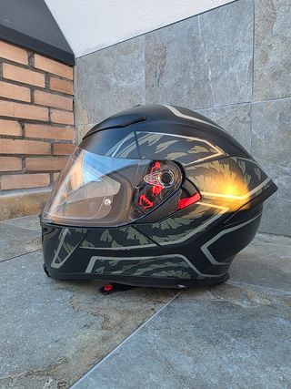 Casco AGV K-5 S TORNADO BLACK/SILVER