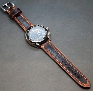 Correa de reloj de cuero, estilo vintage 18-26mm