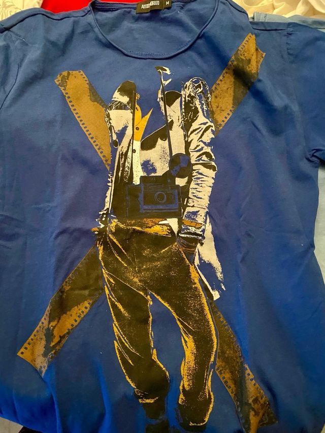 8 Camisetas Hombre M - Multicolor