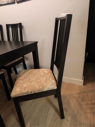 Conjunto mesa y sillas de comedor