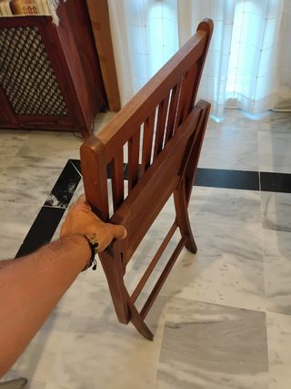 Silla Plegable Teca Exterior Polanco