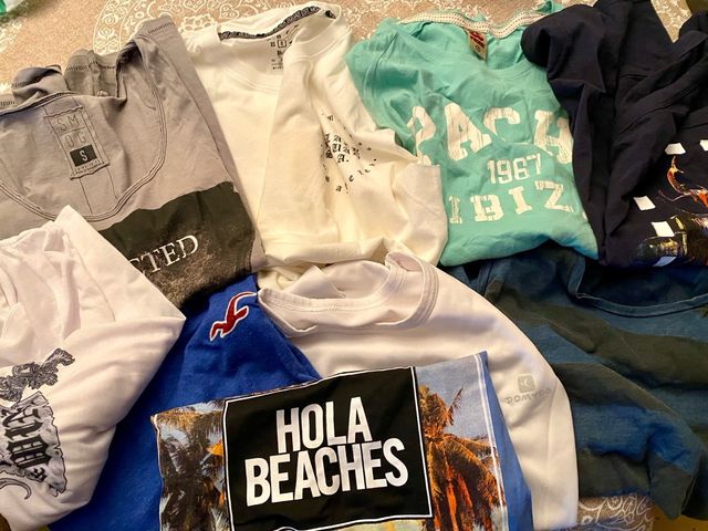 Lote 9 camisetas verano hombre
