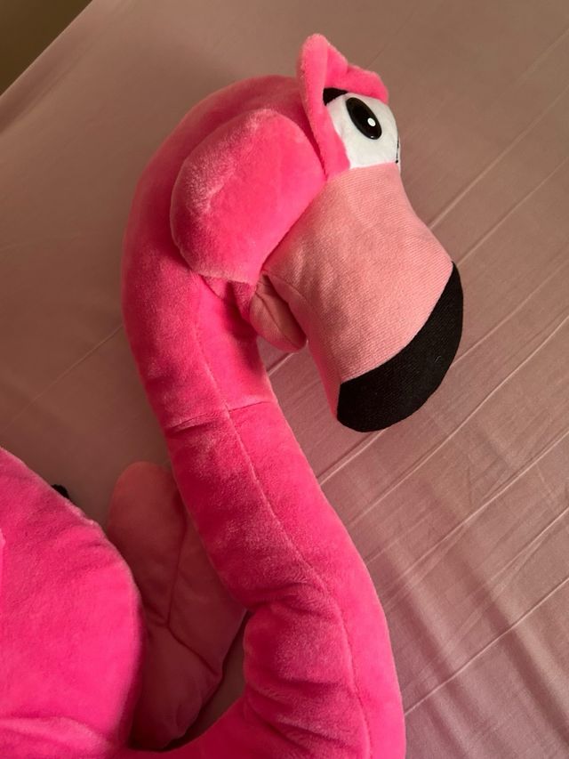 Peluche flamenco gigante