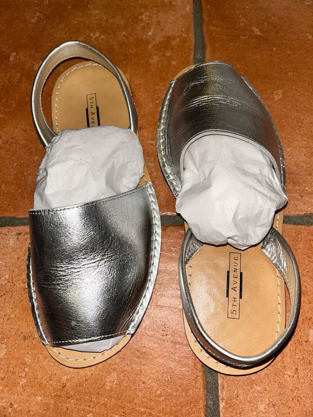 Sandali 5th Avenue argentati