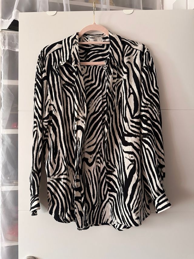 Camisa Mango cebra M