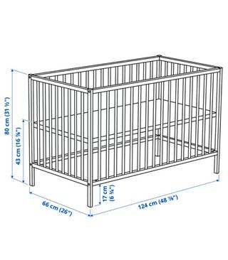 Cuna bebé Ikea + colchón