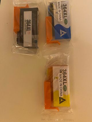 3 Cartucce HP 364XL (Ciano, Nero, Giallo)