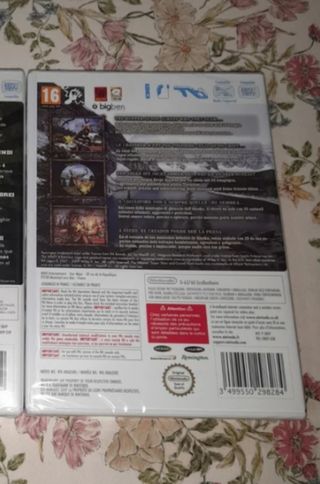 PRECINTADOS. 2 Juegos Wii de cazar+ Rifle Nuevo 