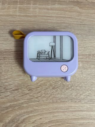 Luz de noche pantalla LED estilo retro kawai