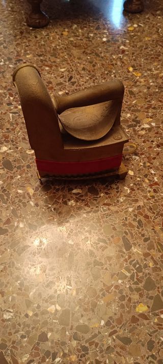 Plancha antigua carbón - decoración