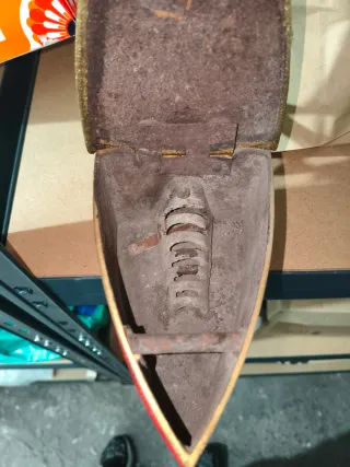 Plancha antigua carbón - decoración