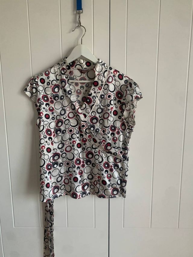 Blusa estampada círculos - verano