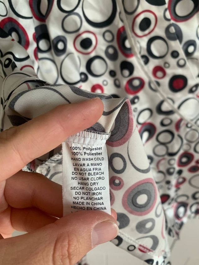 Blusa estampada círculos - verano