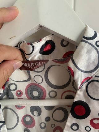 Blusa estampada círculos - verano
