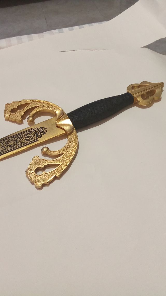 Espada Toledo vintage decorativa