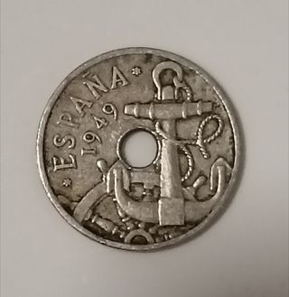 Moneda España 50 céntimos 1949