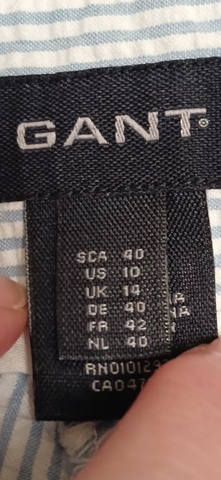 Bermuda GANT a righe blu, tg xxl