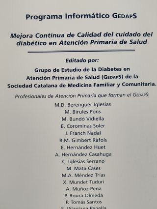 Cuidado Diabetico , con 2 Disket intacto