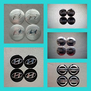 Pegatina 56mm tapabuje centro rueda Hyundai Nissan