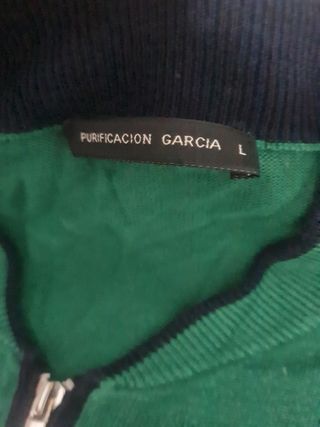 Chaqueta Purificación García - Verdey azul
