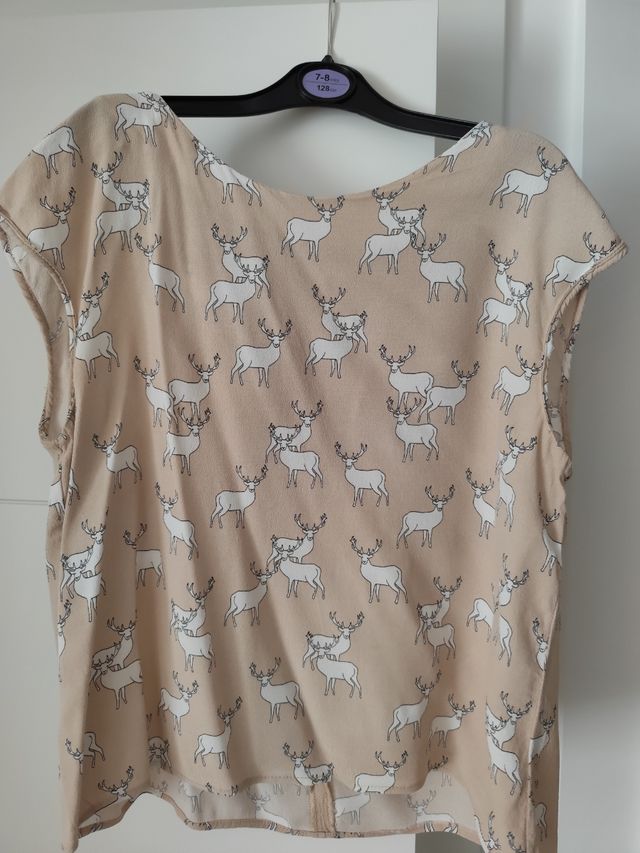 Camiseta Zara estampado ciervos