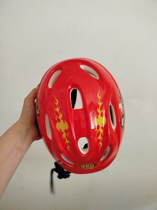 Casco bici bimbo Cars - Rosso