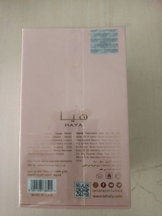 Perfume lattafa haya