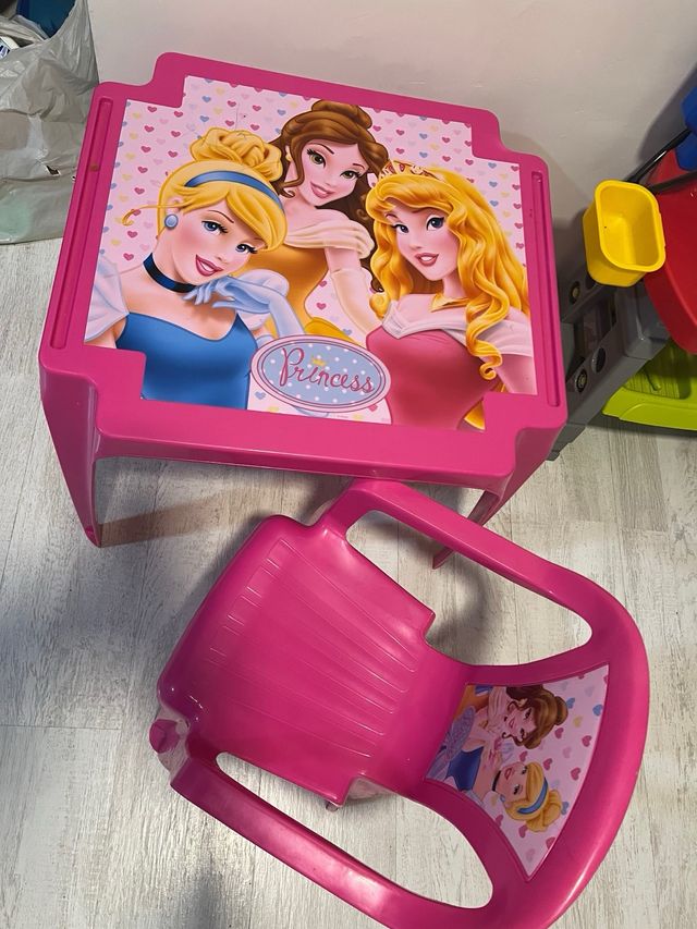 Mesa+Silla Infantil Disney Princess