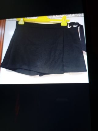 Falda pantalón negra