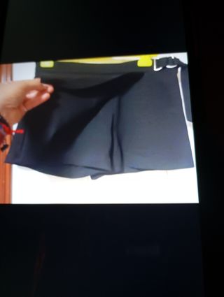 Falda pantalón negra
