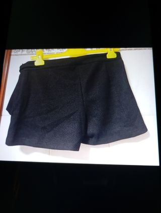 Falda pantalón negra