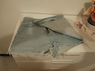 Falda vaquera Zara niña - Azul