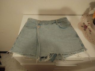 Falda vaquera Zara niña - Azul