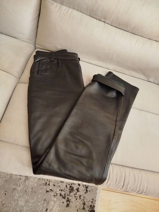 Pantalones cuero mujer - Talla S
