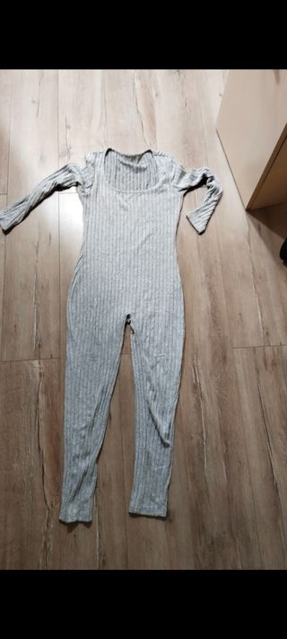 Mono largo gris - Ropa mujer